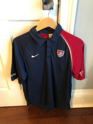 Rare Us Soccer Nike Polo Shirt Men 