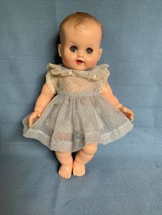 Vintage Krueger Baby Doll Vinyl 9”drink - N - Wet Tagged Dress