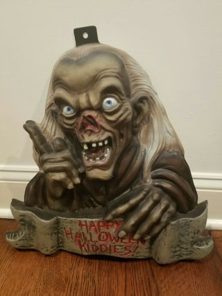 Nos Vtg Tales From The Crypt Keeper Plastic Wall Hanging Display Halloween Rare