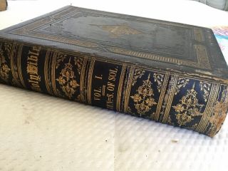 Antique Holy Bible By Thomas Scott Volume 1 C1842
