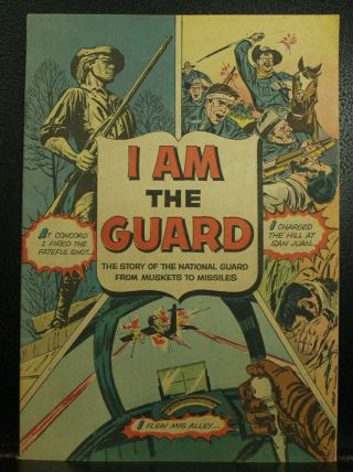 I Am The Guard Story Of The National Guard Rare Vtg Old Comic Book Neal Adams