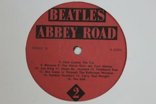 RARE LP THE BEATLES ABBEY ROAD ALBUM USSR RUSSIA RUSSIAN SOVIET RECORD 3