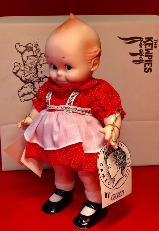 Vintage 1983 Jesco Kewpie Goes To School 2105 Doll 12”,  Box,  Tags,  Receipt