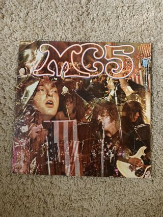 Mc5 Kick Out The Jams Uncensored 1968 Og Elektra Vinyl Lp Rare