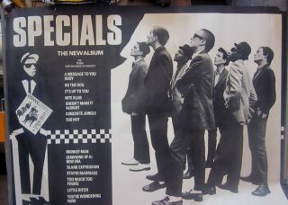 Rare 1979 Chrysalis Label Promotional Poster The Specials Debut Album