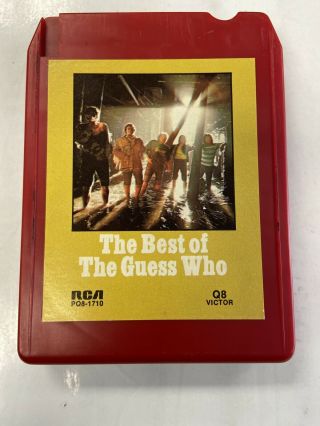 Rare Vintage The Best Of The Guess Who Quad 8 Track Tape Q8 4 Channel Sound