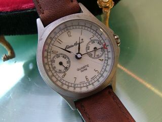 Vintage Eddie Bauer 53201 5atm Japan Eb2023 Watch Wristwatch Rare