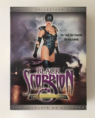 Rare Black Scorpion Collector Edition Complete Series 22 Episodes Tv Dvd Oop Htf