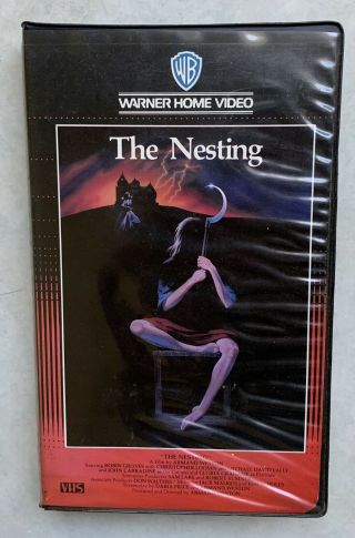 The Nesting Horror Vhs Warner Home Video Clamshell Rare
