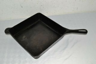 Rare Vintage Griswold Square Cast Iron Fry Skillet E No 768 Pan Cookware