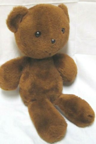 Rare Vintage Knickerbocker Brown Plush Teddy Bear Animals Of Distinction