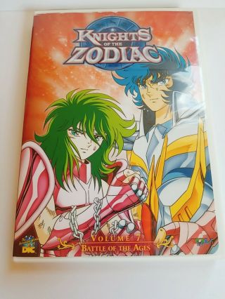 Knights Of The Zodiac Vol 7 Battle Of The Ages 2004 Dvd Anime Rare Saint Seiya