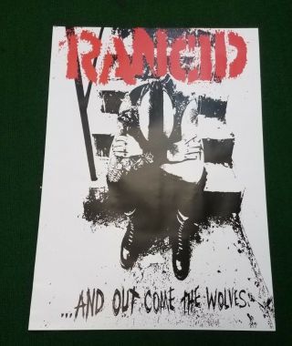 Rancid Rare Poster Radio Mid 2000 