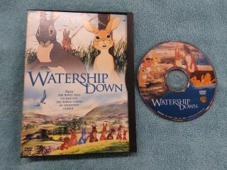 Watership Down 1978 Dvd Warner Brothers Rare Oop Snapcase