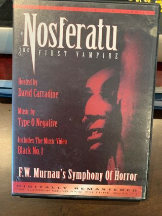 Nosferatu (1998 Dvd) Type O Negative - David Carradine - F.  W.  Murnau Very Rare