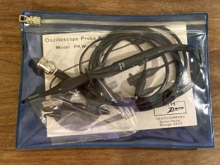 Rare - Heath Company Pkw - 105 Oscilloscope Probe Kit Test Equipment Euc L@@k
