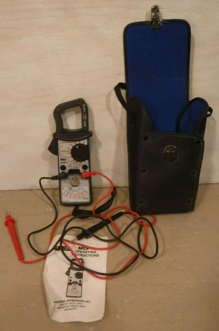 Universal Enterprises Uei Dcp4 Clamp Meter Max 750v 300a Catiii With Case