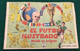 Ultra Rare World Cup Mexico 70 Album,  Illustrated Football,  Non Panini,  January 70´