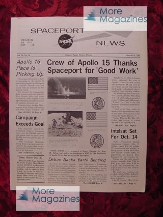 Rare Nasa Spaceport News Kennedy Space Center October 7,  1971