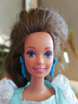 Vintage Barbie Doll 1966 (body) Long Brown Hair Grey Eyes Cute