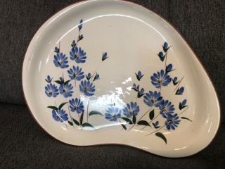 Rare Vintage Stangl Pottery Chicory Flower Pattern Large Serving Dish Platter