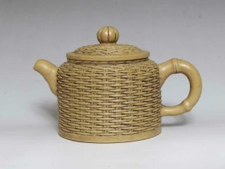 Old Rare Chinese Yixing Handmade Zisha Purple Sand Teapot Marked (k22)