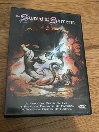 The Sword And The Sorcerer (dvd,  2001) Rare Movie Disc Look