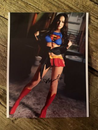 Megan Fox Hand Signed 8.  5x11 Photograph.  Rare Very Hot And Sexy.  Actress/model.