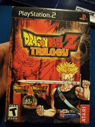 Dragon Ball Z: Trilogy (sony Playstation 2,  Ps2 2008) Rare Budokai