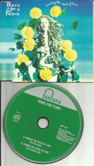 Tears For Fears Sowing The Seeds Of Love 1989 Uk W/ Rare Edit Promo Dj Cd Single