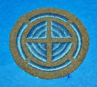 Rare Large Wool Pre Ww2 35th Infantry Division Patch