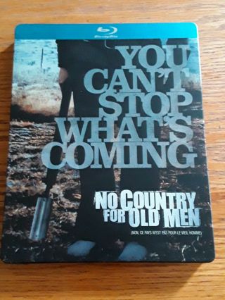 No Country For Old Men (2007 Steelbook Blu - Ray) Canadian Bilingual,  Rare