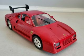 Rare Ferrari Gto Evoluzione Diecast 1/18 Scale By Jouef - Minor Damage