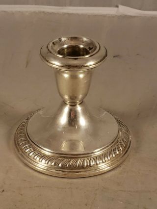 Vintage Wallace Sterling Silver Candle Holder 247 Weighted Base