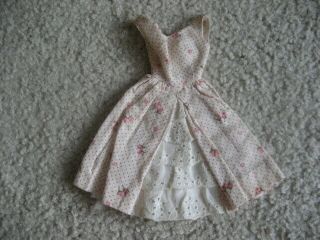 1962 - 1963 Vintage Barbie Doll Outfit 931 Garden Party Floral Dress