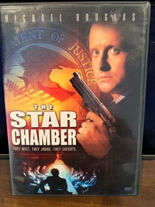 The Star Chamber (dvd) Rare & Oop Michael Douglas Full / Widescreen W/ Insert