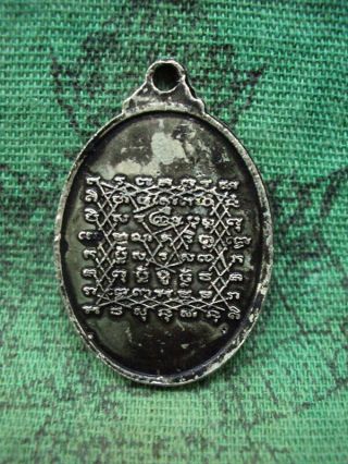 Diamond Talisman Pendant Coin Bo Bo Gyi God Burmese Luck Rich Thai Buddha Amulet