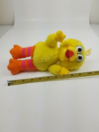 Tyco Sesame Street Tickle Me Big Bird Plush Stuffed Animal 1996 Rare Non - 2