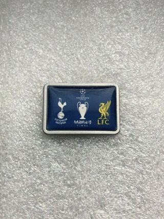Rare Pin Badge Uefa Champions League Madrid Final 2019 Tottenham H.  - Liverpool