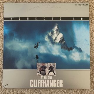 Cliffhanger Squeeze Anamorphic Aspect Ratio Laserdisc - Japan Ultra Rare