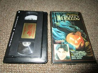 The Legend Of Sleepy Hollow (magnum Ent.  Vhs 1985) Jeff Goldblum Rare Big Box