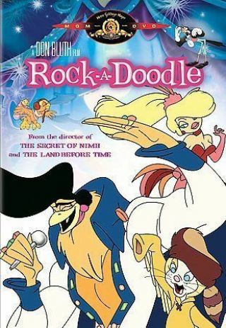 Rock - A - Doodle (dvd,  2005) Don Bluth 1990 Rare