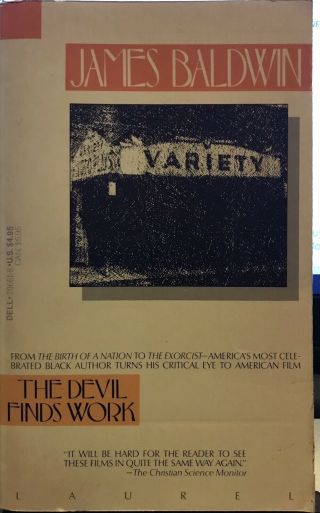 The Devil Finds Work By James Baldwin Laurel Books Edition Rare