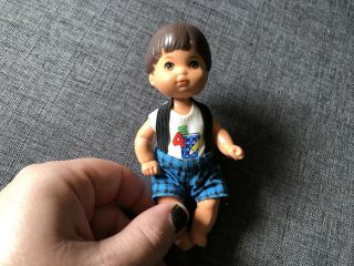 Vintage Mattel Barbie Heart Family Toddler Baby Boy Doll 4.  5 