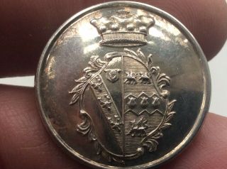 Large Antique Livery Button For A Baroness,