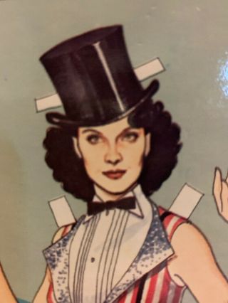 Vivian Leigh Paper Dolls Gone With The Wind Scarlet O’hara Costumes Book 80’s