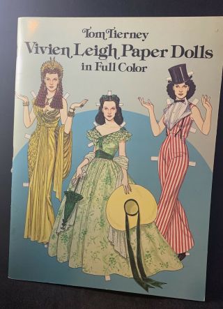 Vivian Leigh Paper Dolls Gone with the Wind Scarlet O’Hara Costumes Book 80’s 2