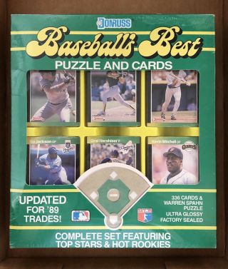 1989 Mlb Donruss Baseball Best Complete Factory Set Griffey Jr Rc Rare