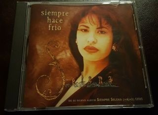 Selena - Siempre Hace Frío Cd Tejano Emi Latin Promo Rare 1995 Vg,