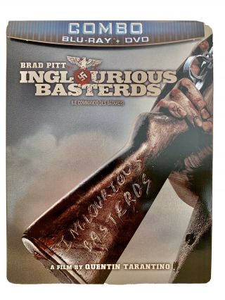 Rare Inglorious Bastards Steelbook (blu - Ray,  Dvd) Very Rare